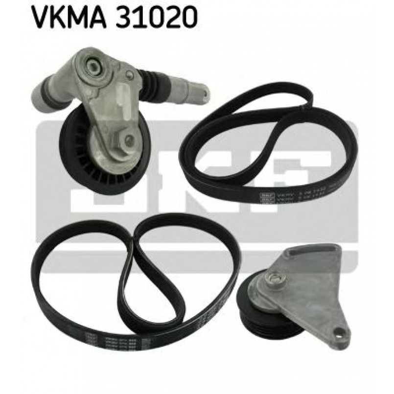 VKMA 31020 SKF Комплект доріжкового ремня